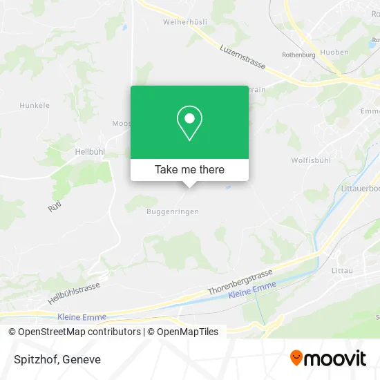 Spitzhof map