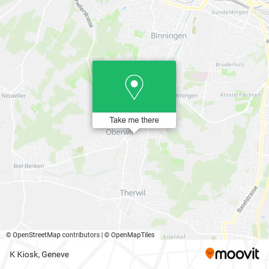 K Kiosk map