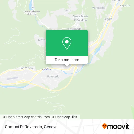 Comuni Di Roveredo map
