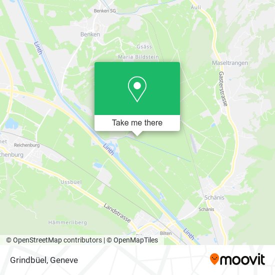 Grindbüel map