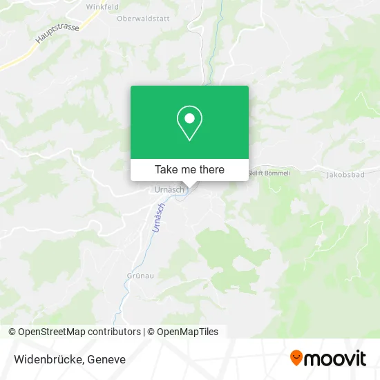Widenbrücke map