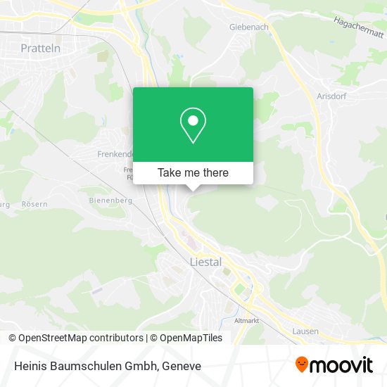 Heinis Baumschulen Gmbh map