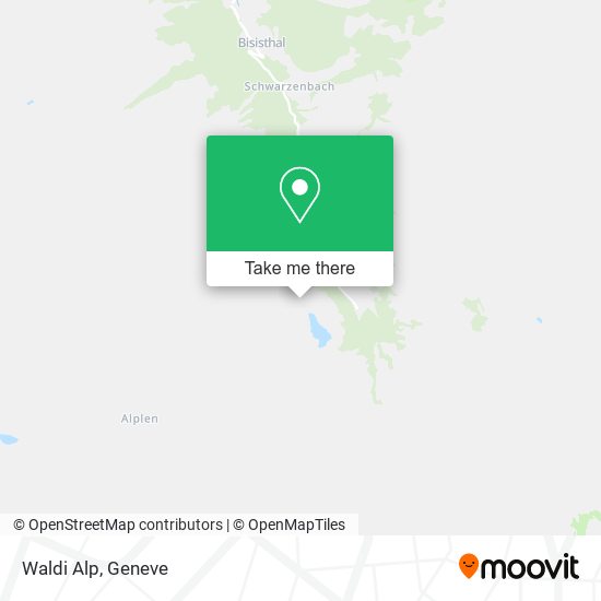 Waldi Alp map