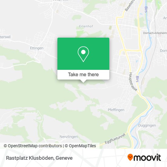 Rastplatz Klusböden map