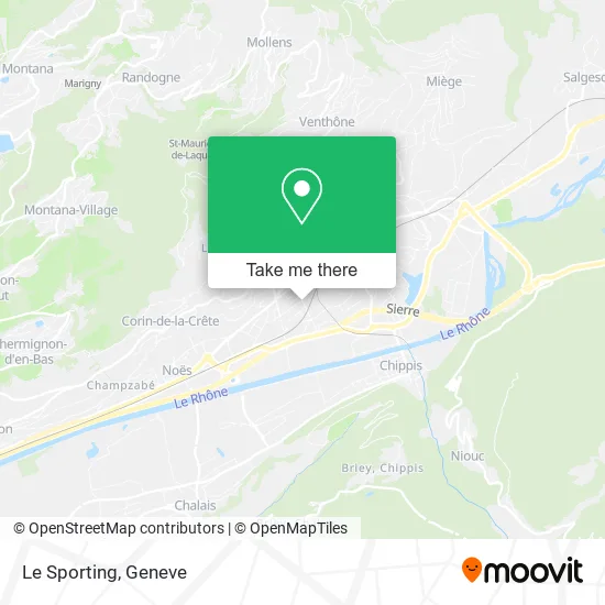 Le Sporting map