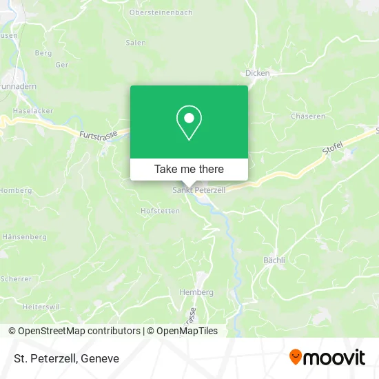 St. Peterzell map