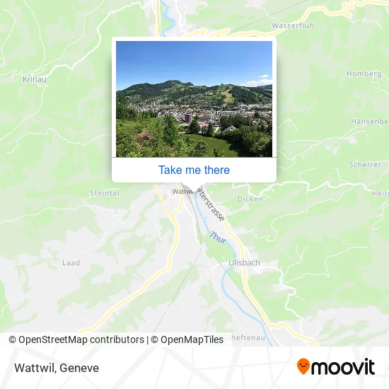 Wattwil map