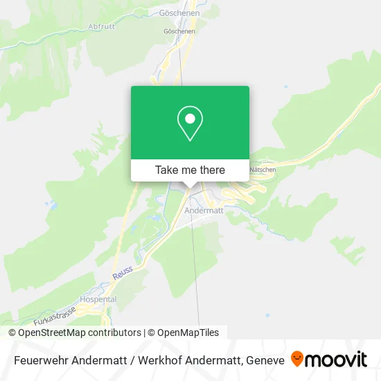 Feuerwehr Andermatt / Werkhof Andermatt map