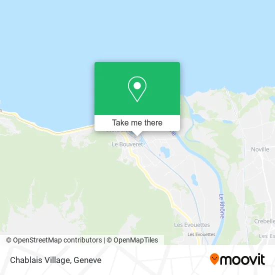 Chablais Village map