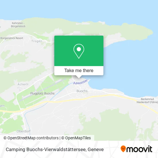 Camping Buochs-Vierwaldstättersee map
