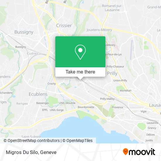 Migros Du Silo map