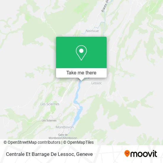 Centrale Et Barrage De Lessoc plan
