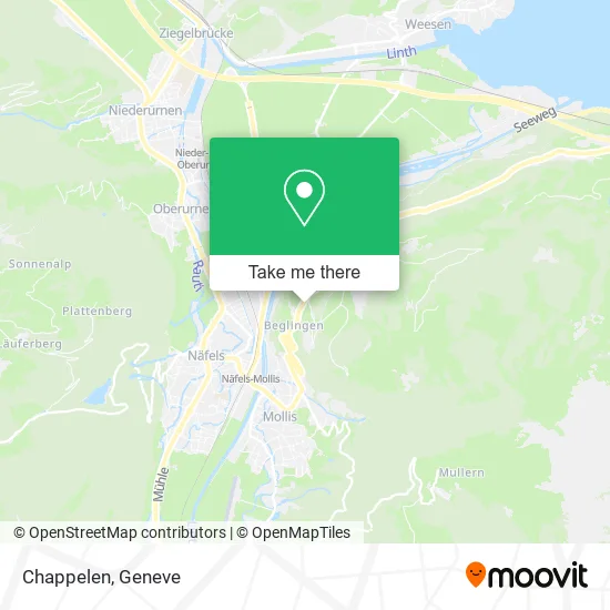 Chappelen map
