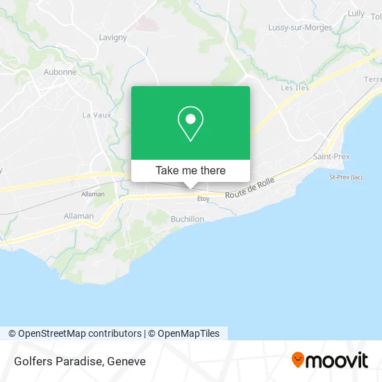 Golfers Paradise map