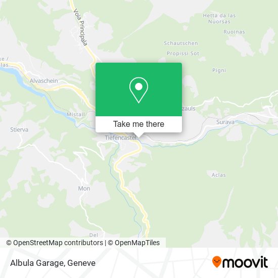 Albula Garage map