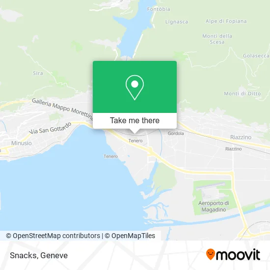 Snacks map