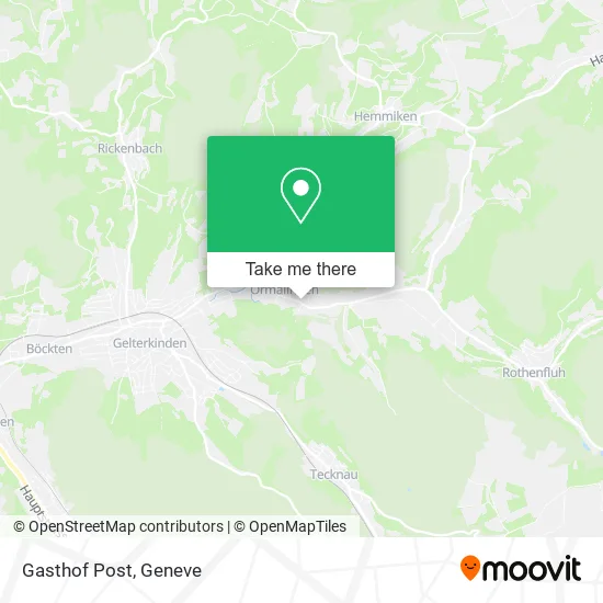 Gasthof Post map
