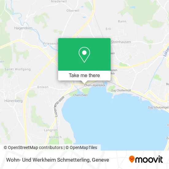 Wohn- Und Werkheim Schmetterling map