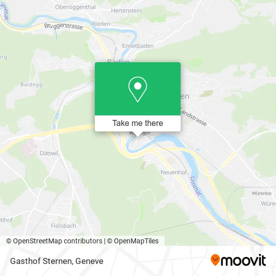 Gasthof Sternen map