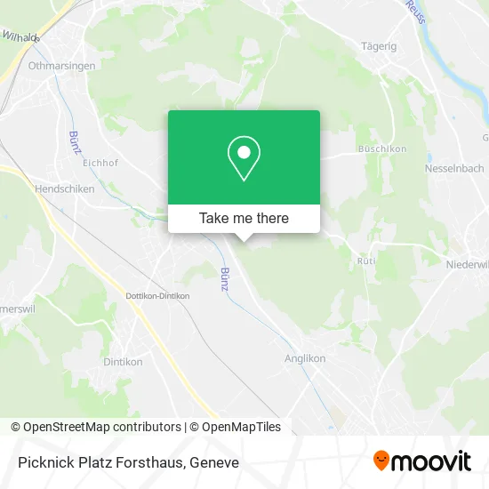 Picknick Platz Forsthaus map