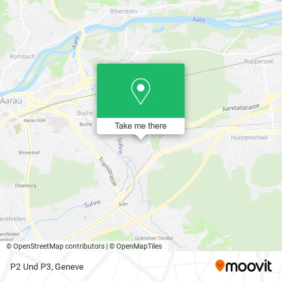 P2 Und P3 map