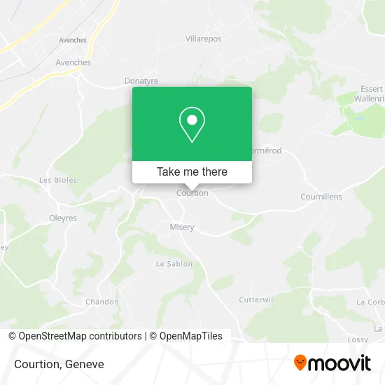 Courtion map