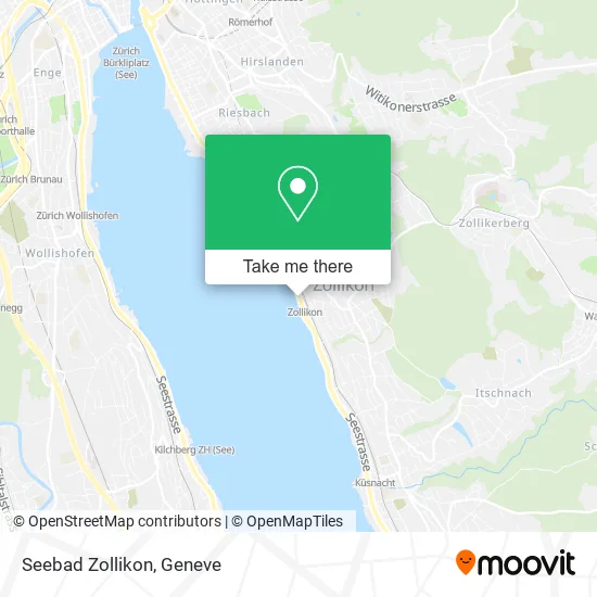 Seebad Zollikon map