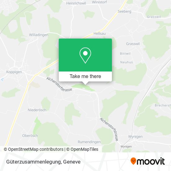 Güterzusammenlegung map