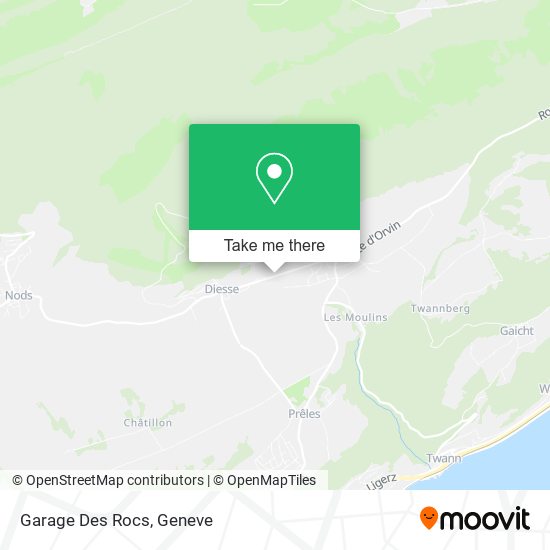 Garage Des Rocs map