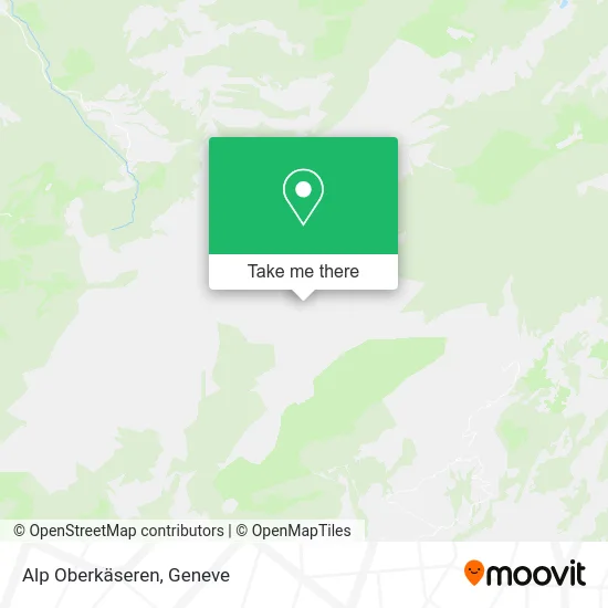 Alp Oberkäseren map