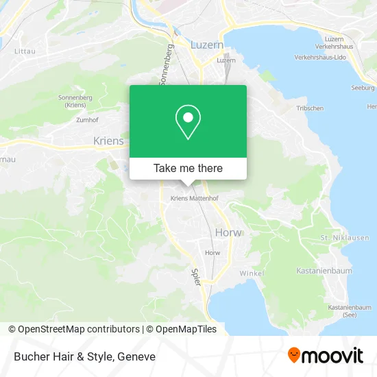 Bucher Hair & Style map