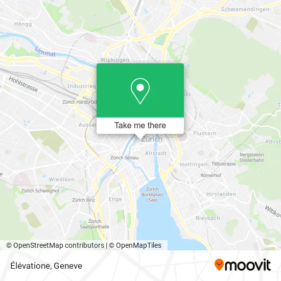 Élévatione map