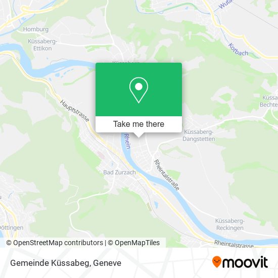 Gemeinde Küssabeg map