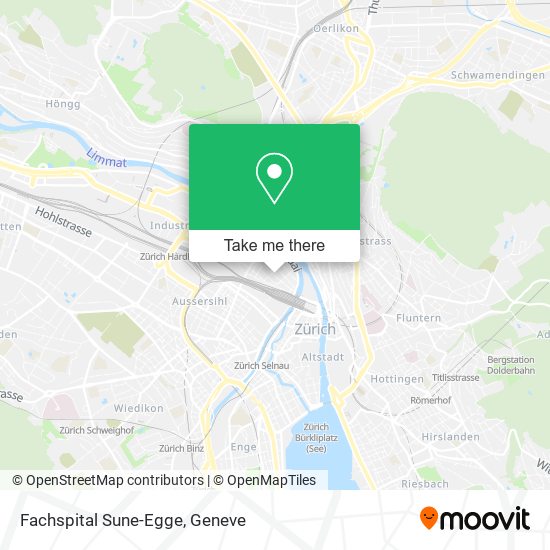 Fachspital Sune-Egge map