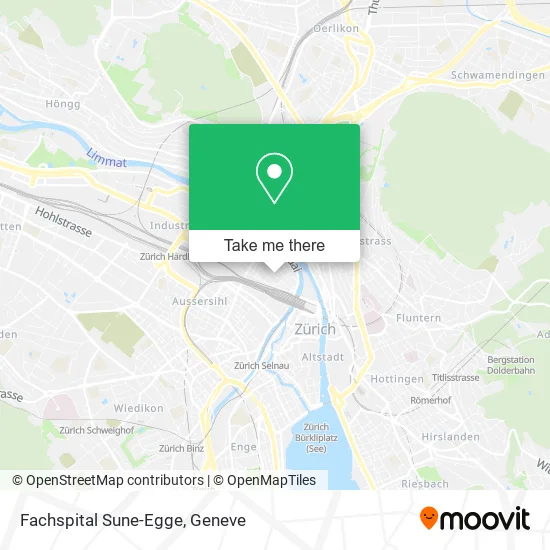 Fachspital Sune-Egge map