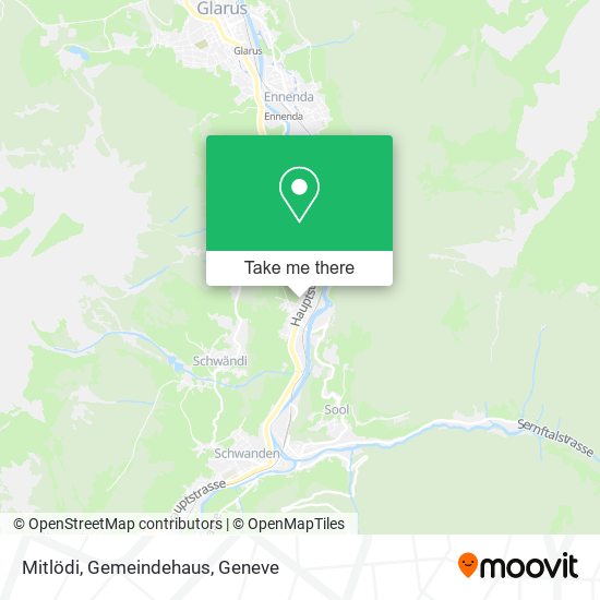 Mitlödi, Gemeindehaus map