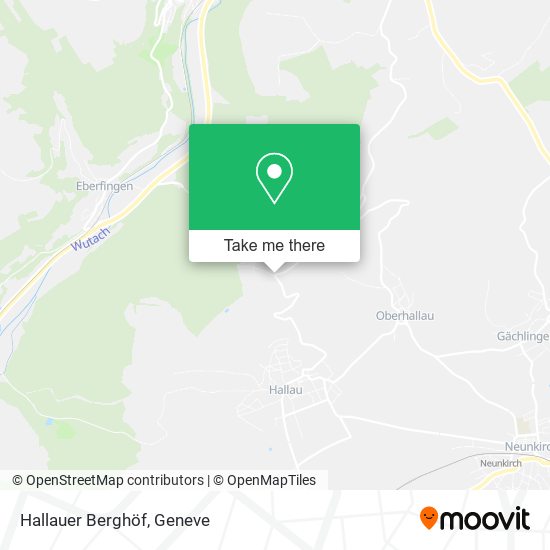 Hallauer Berghöf map