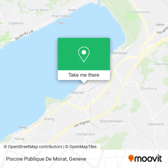 Piscine Publique De Morat map