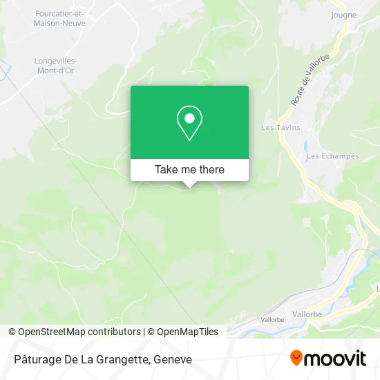 Pâturage De La Grangette map