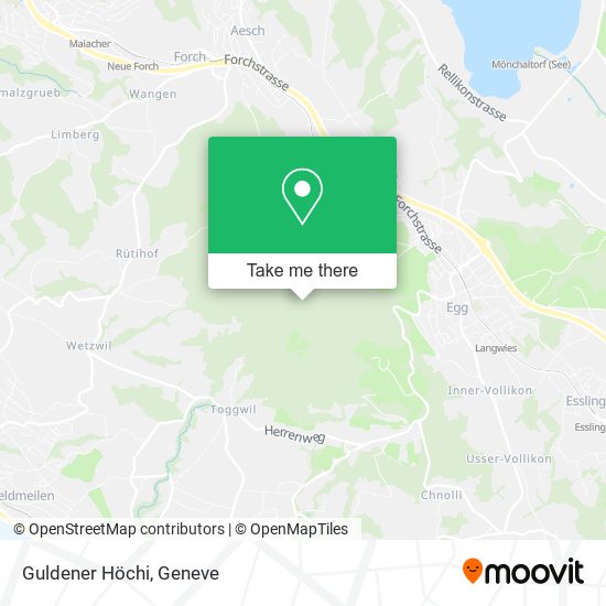Guldener Höchi map