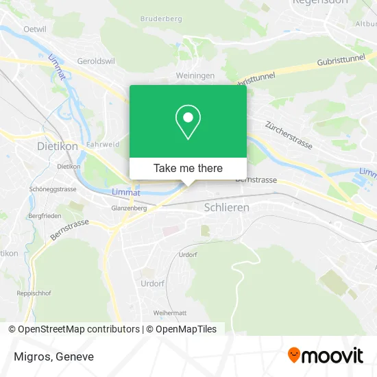 Migros map