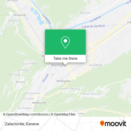 Zalactorée map