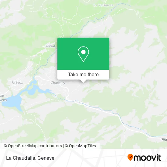 La Chaudalla map