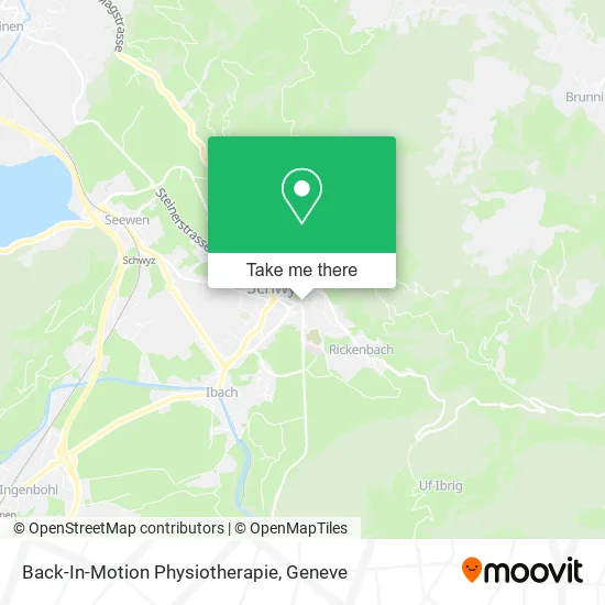 Back-In-Motion Physiotherapie map