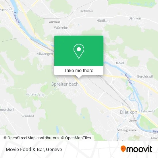 Movie Food & Bar map