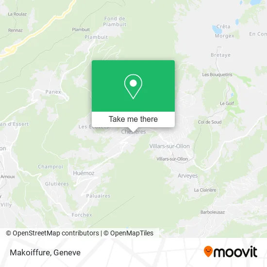 Makoiffure map