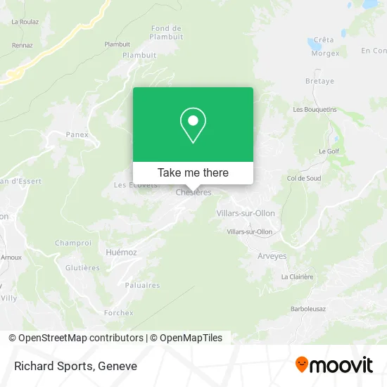 Richard Sports map