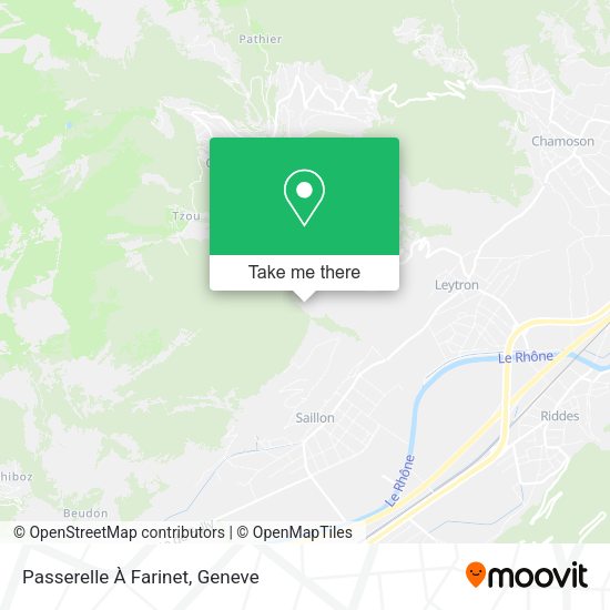 Passerelle À Farinet map