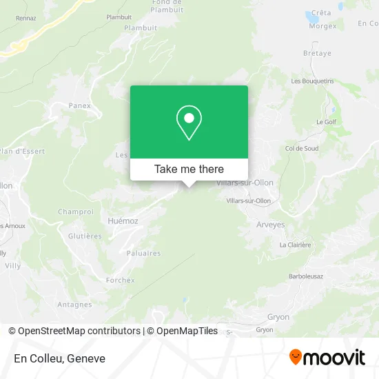 En Colleu map