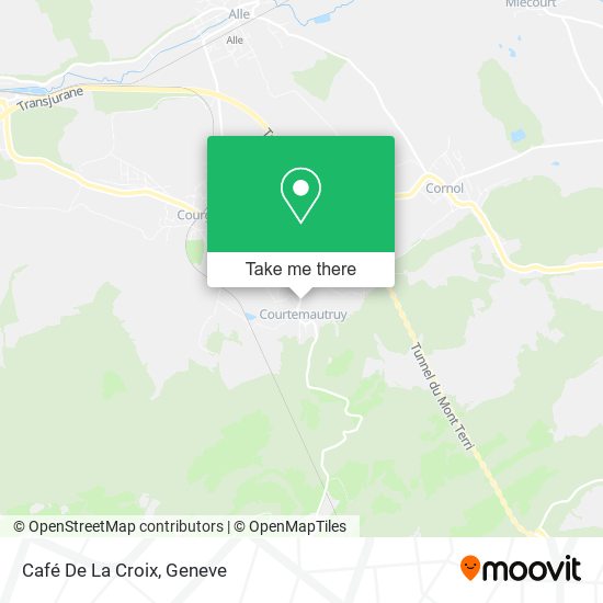 Café De La Croix map